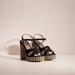 Coach Shoes | Coach Talina Platform Sandals 7.5 | Color: Black | Size: 7.5