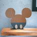 Disney Wall Decor | Disney Parks Mickey Mouse Icon Wooden Pet Leash Wall Hanging Nwt | Color: Blue/Brown | Size: Os