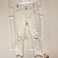 Free People Jeans | Free People Jeans | Free People White Distressed Skinny Jeans Size 29 | Color: White | Size: 29