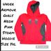 Under Armour Shirts & Tops | Girls Under Armour Neon Pink Strom Hoodie Size Yxl | Color: Gray/Pink | Size: Girls Yxl