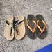 Michael Kors Shoes | 2 Pairs Of Michael Kors Flip Flops | Color: Brown/Tan | Size: 8.5