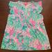 Lilly Pulitzer Tops | Euc Lilly Pulitzer Golda Top | Color: Green/Pink | Size: S