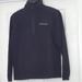 Columbia Shirts | Columbia Mens Pullover Sweatshirt 1/4 Zip Mock Neck Long Sleeve Black Sz M | Color: Black | Size: M