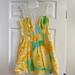 Lilly Pulitzer Dresses | Lilly Pulitzer Yellow Rose First Impression Reagan Dress | Color: Yellow | Size: 00