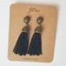 J. Crew Jewelry | J Crew Earrings | Color: Black/Gold | Size: Os