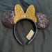 Disney Accessories | 50th Anniversary Disney World Minnie Ears | Color: Blue/Gold | Size: Os