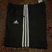 Adidas Shorts | Adidas Three Stripes Fleece Lined Sweatshort | Color: Black/White | Size: L