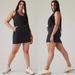 Athleta Dresses | Athleta Expedition Zip Sleeveless Dress Black 24 | Color: Black | Size: 24