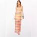 Lilly Pulitzer Dresses | Lilly Pulitzer Inna Rainbow Pink Gold Crochet Maxi Dress Deanna Long Pride | Color: Blue/Pink | Size: S