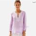 Lilly Pulitzer Tops | Lilly Pulitzer Amelia Island Linen Tunic Iced Lavender Iced Lilac Xs Euc | Color: Purple | Size: Xs