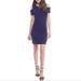 Michael Kors Dresses | Michael Kors Navy Cold Shoulder Swing Dress | Color: Blue | Size: S