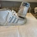 Adidas Shoes | Adidas Mens Pro Model Bw1341 White Basketball Shoes Sneakers | Color: White | Size: 8.5