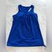 Athleta Tops | Athleta Blue Sport Tank Top Modal Bubble Shirt Tank S | Color: Blue | Size: S