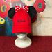 Disney Accessories | Disney Minnie Mouse Ears Trucker Hat | Color: Black/Red | Size: Os