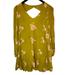 Free People Dresses | "Very Rare Color" Free People Emma Floral Embroidered Tunic Dress Size Xs | Color: Green/Pink | Size: Xs