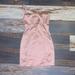 Zara Dresses | Blush Satin Zara Dress- Size Medium | Color: Pink | Size: Mj