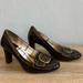 Coach Shoes | Coach Hillory Patent Leather Pumps - 8 | Color: Brown/Gold | Size: 8