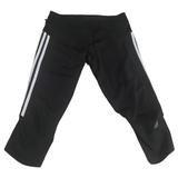 Adidas Bottoms | Adidas Youth Large Crop Joggers | Color: Black/White | Size: Lg