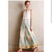 Anthropologie Skirts | Anthropologie Floreat Blue And Gold Maxi Skirt Size 0p | Color: Blue/Gold | Size: 0p