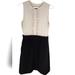 J. Crew Dresses | J.Crew Sz 4 Polka-Dot Dress Black Pockets Button Silk Ruffle Sleeveless Zip Side | Color: Black/White | Size: 4