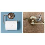 Anthropologie Bath | Anthropologie Hammered Gold Toilet Paper Holder New W Box Home Bathroom Anthro | Color: Gold | Size: Os