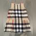 Burberry Dresses | Authentic Burberry Girls Plaid Pleated Skirt Dress 18 Months | Color: Black/Tan | Size: 12-18mb