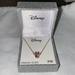 Disney Jewelry | Disney's Minnie Mouse Sterling Silver Crystal Rose Gold 16" Necklace - Euc | Color: Gold | Size: Os