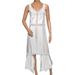 Burberry Dresses | Burberry White Satin Silk & Chantilly Lace Sleeveless Slip Dress S | Color: White | Size: S