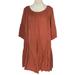 Anthropologie Dresses | Daily Practice Anthropologie Mollie Tunic Dress Terracotta | Color: Red | Size: M