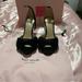 Kate Spade Shoes | Kate Spade Satin Heels | Color: Black | Size: 7