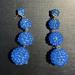 J. Crew Jewelry | J. Crew Beaded Ball Drop Earrings | Color: Blue | Size: Os