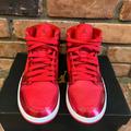 Nike Shoes | Air Jordans 1 Mid | Color: Red | Size: 7.5