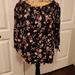 American Eagle Outfitters Tops | American Eagle Outfitters Off The Shoulder Blouse With 3/4 Sleeves Size L. Nwot | Color: Black/Cream | Size: L