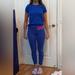 Adidas Matching Sets | Blue And Pink Active Wear Set | Color: Blue/Pink | Size: Mg