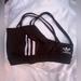 Adidas Intimates & Sleepwear | Adidas Black Sports Bra White Three Stripe Bandeau Sz. S | Color: Black/White | Size: S