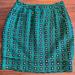 Anthropologie Skirts | Anthropologie Hd In Paris Green Floral Pattern Skirt Size 4 | Color: Green | Size: 4