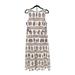 Anthropologie Dresses | Anthropologie Woodblock Midi Dress Size 12 Fit-N-Flare Sleeveless With Pockets! | Color: Black/White | Size: 12