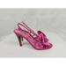 Coach Shoes | Coach P551 Farrah Strappy 4 Inch Slingback High Heels Womens Size 8 B Pink | Color: Pink | Size: 8