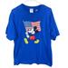 Disney Shirts | Disney Shirt Adult Extra Large Xl Blue Fan Favorite Patriotic Flag Mickey Mouse | Color: Blue | Size: Xl