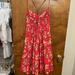 American Eagle Outfitters Dresses | American Eagle Outfitters Floral Dress Sz 8 | Color: Red | Size: 8