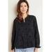 Anthropologie Tops | Anthropologie Pilcro & The Letterpress The Whitney Trapeze Top Sz S | Color: Black | Size: S