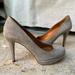 Gucci Shoes | Gucci Betty Grey Suede Platform High Heel Shoes Made In Italy Size 36 1/2 | Color: Gray | Size: 6