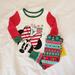 Disney Pajamas | Disney Baby 6-9m Minnie Winter 2 Piece Pajamas | Color: Green/Red | Size: 6-9mb