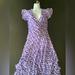 Michael Kors Dresses | Michael Kors Floral Wrap Dress - Size Xs - Purple | Color: Purple | Size: Xs