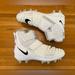 Nike Shoes | Men’s Size 8.5 Nike Force Savage Elite 2 Football Cleats White Ah3999-100 | Color: White | Size: 8.5