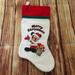 Disney Holiday | *The Walt Disney Company Santa Mickey Mouse Merry Christmas Stocking White & Red | Color: Red/White | Size: Os