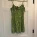 Urban Outfitters Dresses | Bdg Urban Outfitters Kamaryn Dress Tie Front Minidress Green Floral Small Nwt | Color: Green | Size: S