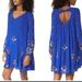 Free People Dresses | Free People Oxford Embroidered Blue Dress | Color: Blue | Size: M