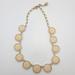 Kate Spade Jewelry | Kate Spade Goldtone And Cream Colored Stones Necklace | Color: Cream/Gold | Size: Os