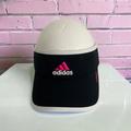 Adidas Accessories | Adidas Visor Hat Cap Strapback Black Dry Fit Women Climacool Embroidered Black | Color: Black/Pink | Size: Os